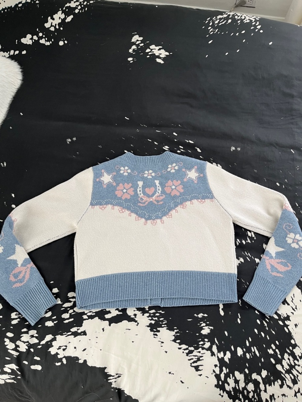 Loveshack Fancy Leyah Western l Cardigan Sweater - Picture 9 of 9